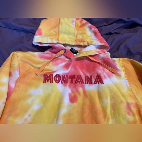 Tie dye Montana hoodie size medium beautiful colors - Picture 2 of 5